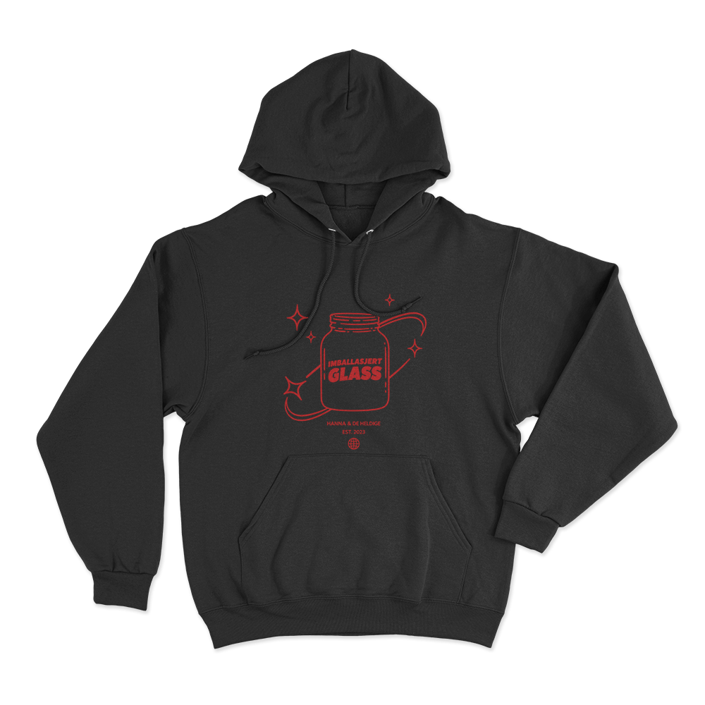 Hanna & De Heldige Est 2023 Unisex Hoodie Black Hanna De Heldige Est 2023 Unisex Hoodie Black