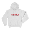 Hanna De Heldige Logo Unisex Hoodie White