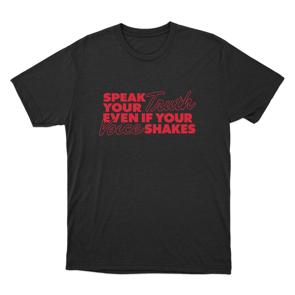 Speak Your Truth Unisex T Shirt Black Speak Your Truth Unisex T Shirt Black
